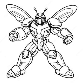 Pagina Para Colorir Do Bumblebee Se Transformando 65266-14273