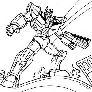 Pagina Para Colorir Da Cena De Batalha Do Megatron 65267-14277