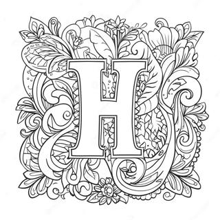 Pagina Para Colorir Da Letra H 67080-14668