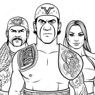 Pagina Para Colorir Wwe Intricada 67527-14767