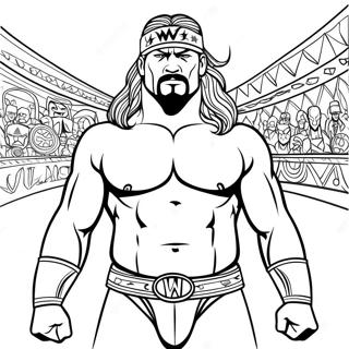 Pagina Para Colorir Wwe Intricada 67527-14768