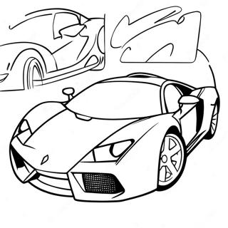 Pagina Para Colorir De Supercarro Esportivo Rapido 67973-14869