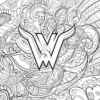 Suave Pagina Para Colorir Logo Wwe 68155 14916