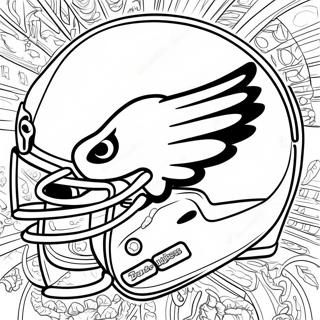 Pagina Para Colorir Do Logotipo Dos Philadelphia Eagles 68494-14989