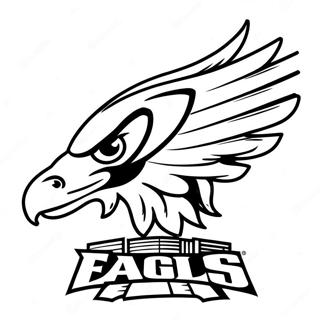 Pagina Para Colorir Do Logotipo Dos Philadelphia Eagles 68494-14990