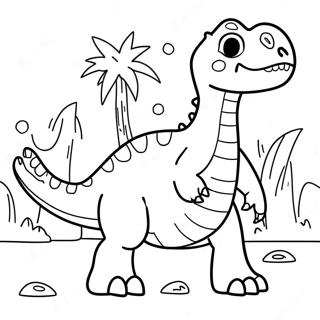 Pagina Para Colorir De Dinossauro Realista 68677-15025