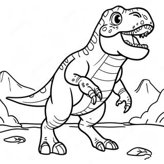 Pagina Para Colorir Do T Rex Rugindo 68678-15029