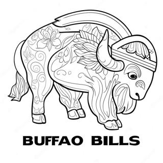 Pagina Para Colorir Do Logo Do Buffalo Bills 69573-15227