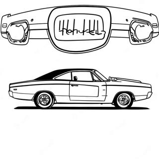 Pagina Para Colorir Do Dodge Charger 69673 15246
