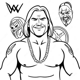 Pagina Para Colorir Dos Lutadores Epicos Da Wwe 70045-15330