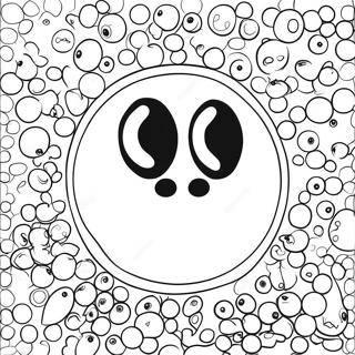 Pagina Para Colorir Do Pacman Colorido Comendo Pontos 70595-15450