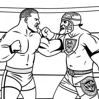 Pagina Para Colorir Da Luta Pelo Campeonato Da Wwe 70855-15509