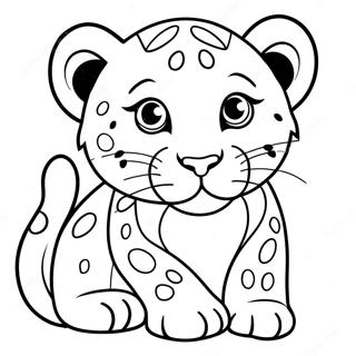Leopardo Páginas para Colorir