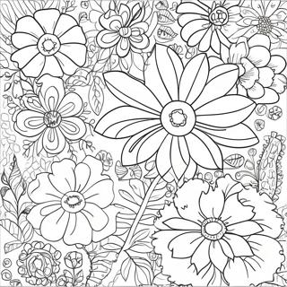 Pagina Para Colorir Floral Retro Vintage 71931-15791