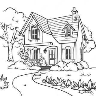 Pagina Para Colorir Charmosa Cabana Vintage 71933-15797
