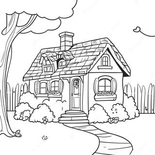 Pagina Para Colorir Charmosa Cabana Vintage 71933-15798