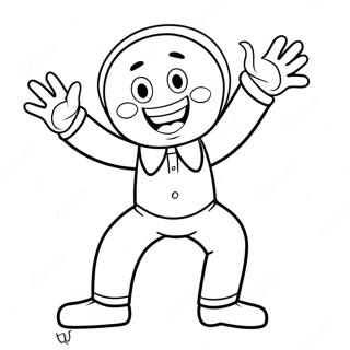 Pagina Para Colorir Do Huggy Wuggy Feliz Dancando 71984 15840