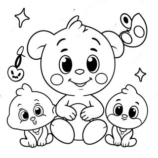 Baby Cute Disney Páginas Para Colorir