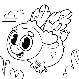 Pagina Para Colorir De Amigos Do Rio Voando 72189-16001