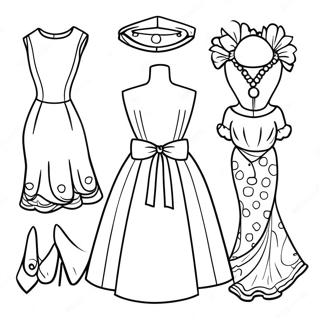 Pagina Para Colorir De Roupas Coloridas Para Vestir 72237-16029