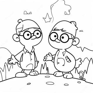 Pagina Para Colorir Do Phineas E Ferb Aventureiro 72698-16390