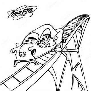 Pagina Para Colorir Do Phineas E Ferb Construindo Uma Montanha Russa 72699 16394