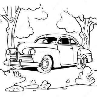 Pagina De Colorir Doc Hudson Carro Classico 7280 1325