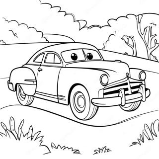 Pagina De Colorir Doc Hudson Carro Classico 7280 1326