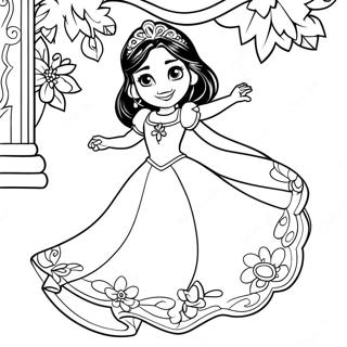 Elena De Avalor Páginas Para Colorir