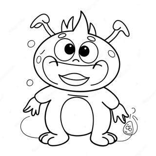 Pagina Para Colorir De Monstro Sarcastico E Cheeky 73089-16704