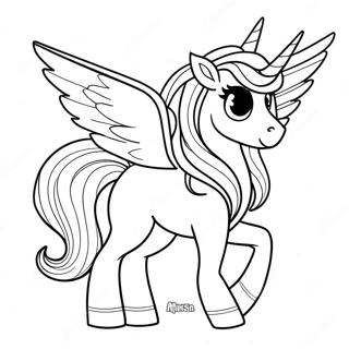 Pagina Para Colorir De Alicorn 73110-16708