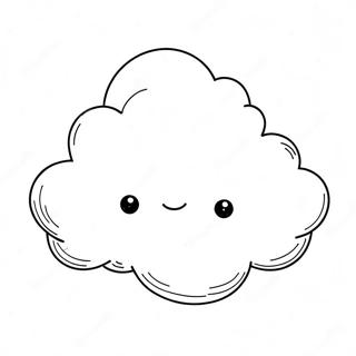 Pagina Para Colorir Nuvem Branca Fofa 73318-16872