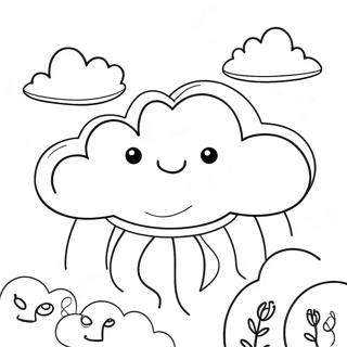 Pagina Para Colorir Nuvem De Dia Ensolarado 73319-16876