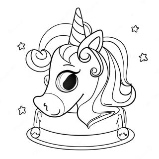 Pagina Para Colorir De Bolo De Unicornio Magico 73396 16940