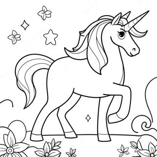 Pagina Para Colorir De Unicornios Encantadores 73598-17090