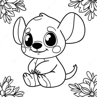 Pagina Para Colorir Do Stitch Natalino Fofo 73777-17228