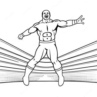 Pagina Conecte Os Pontos Do Lutador Wwe Colorido Pulando Sobre O Oponente 73804 17251