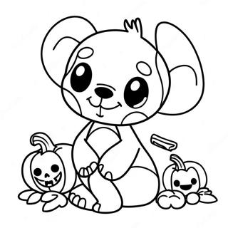 Pagina Para Colorir Do Halloween Stitch 73855-17287