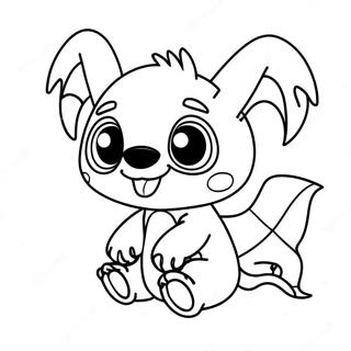 Pagina Para Colorir Do Halloween Stitch Fofo 73856-17290