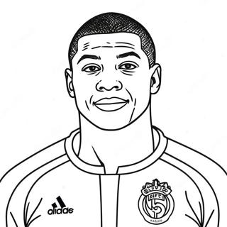 Pagina Para Colorir Do Mbappe 73983-17386