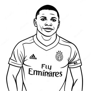 Pagina Para Colorir Do Mbappe 73983-17387