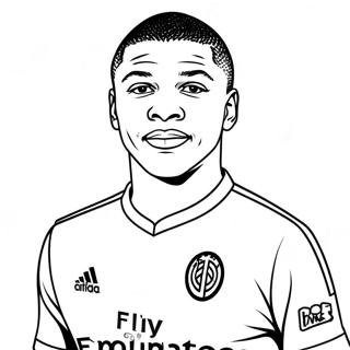 Pagina Para Colorir Do Mbappe 73983-17388