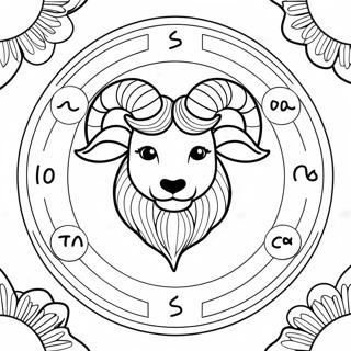 Pagina Para Colorir Do Signo Do Zodiaco 74240-17586