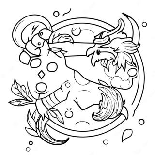 Pagina Para Colorir Do Signo Do Zodiaco 74240-17588