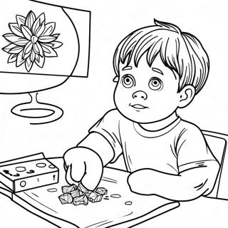 Pagina Para Colorir Das Mentes Criativas Do Autismo 74498-17804