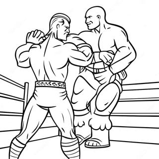 Pagina Para Colorir Do Epic Wwe Wrestler Showdown 74520-17810