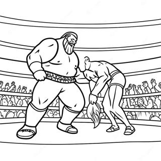 Pagina Para Colorir Do Epic Wwe Wrestler Showdown 74520-17811