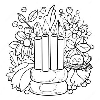 Página Para Colorir Kwanzaa Páginas Para Colorir