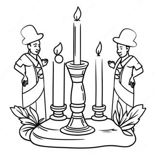 Página Para Colorir Kwanzaa Páginas Para Colorir