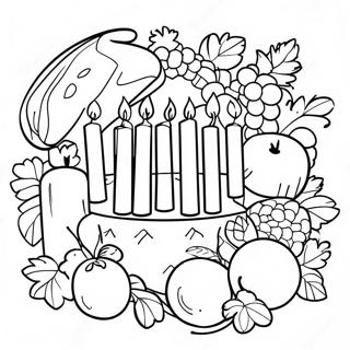 Página Para Colorir Kwanzaa Páginas Para Colorir